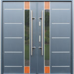 "Lisbon" - Aluminum Entrance Double Door