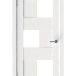 Dominika White Interior Door with Glass