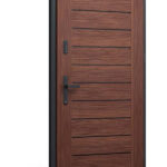 WL02 - Stainless Steel / Wood Entry Door