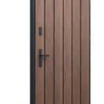 WL03 - Stainless Steel / Wood Entry Door