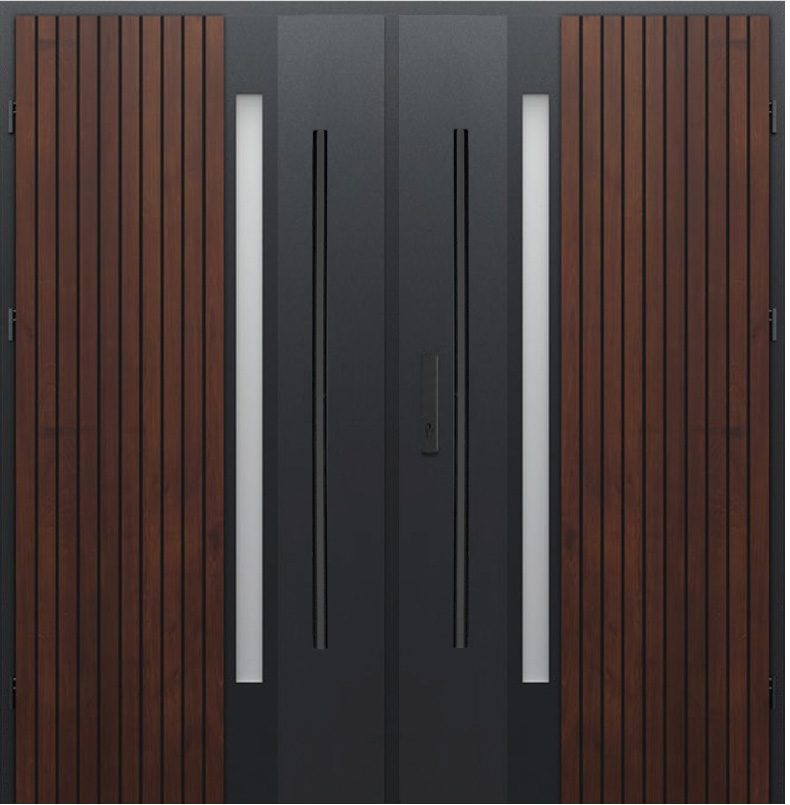 ML03 - Aluminum Entrance Double Door