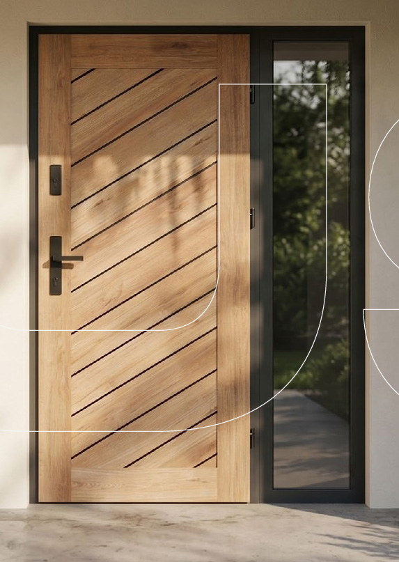 WL01sidelite WL01 Entry Door with One or Two Sidelites - Image 1